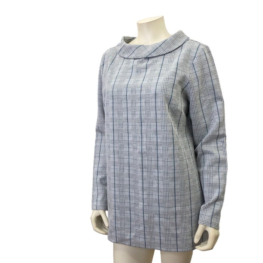 TALBOTS LONG SLEEVE collared TOP L‎ - Picture 2 of 6